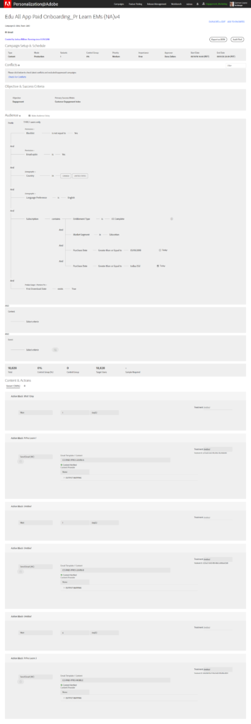 Adobe Experience Cloud Trigger Logic
